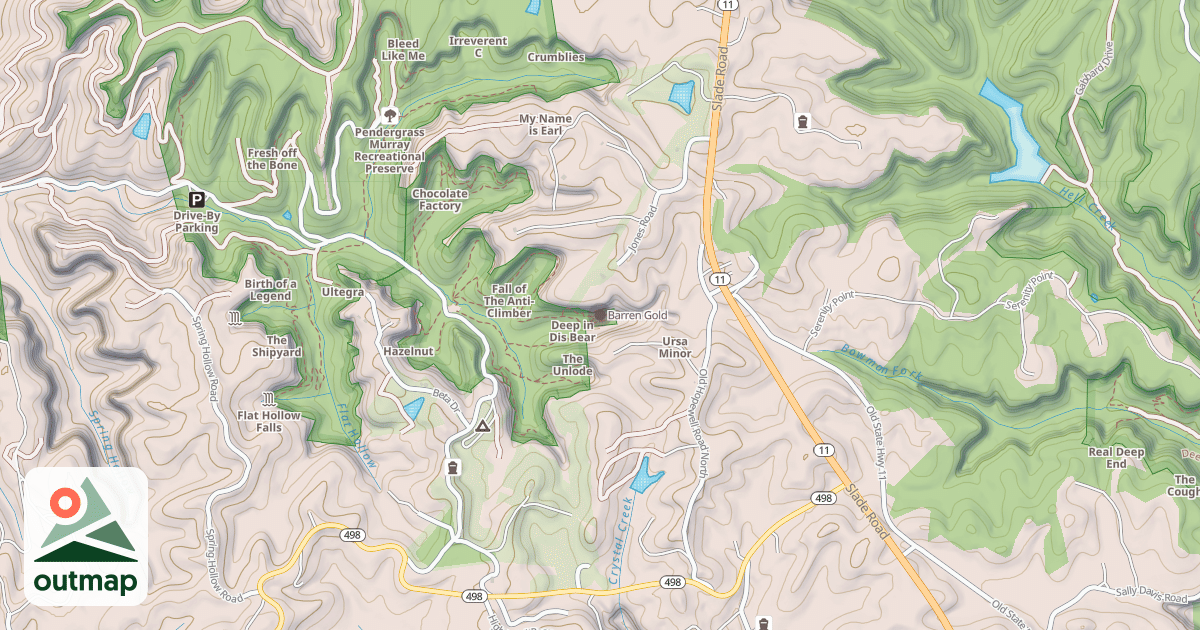 Map of Barren Gold