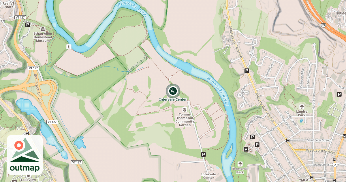 Map of Intervale Center