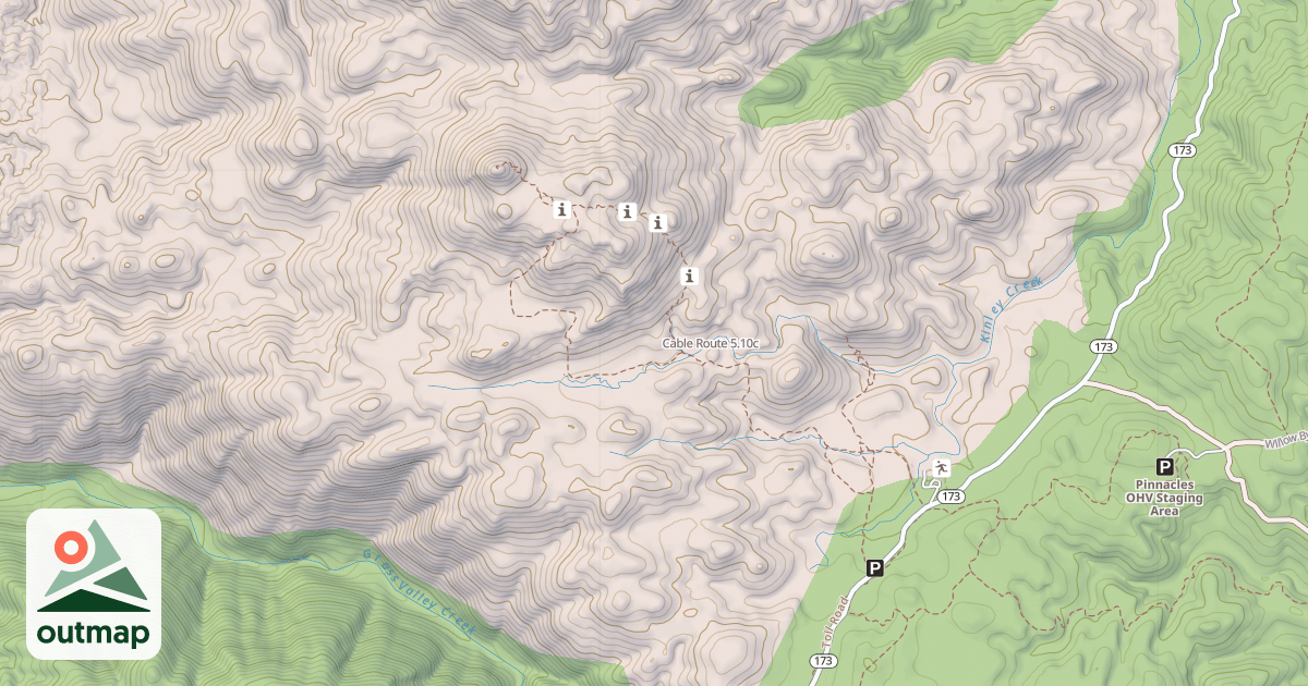 Map of Cable Route
