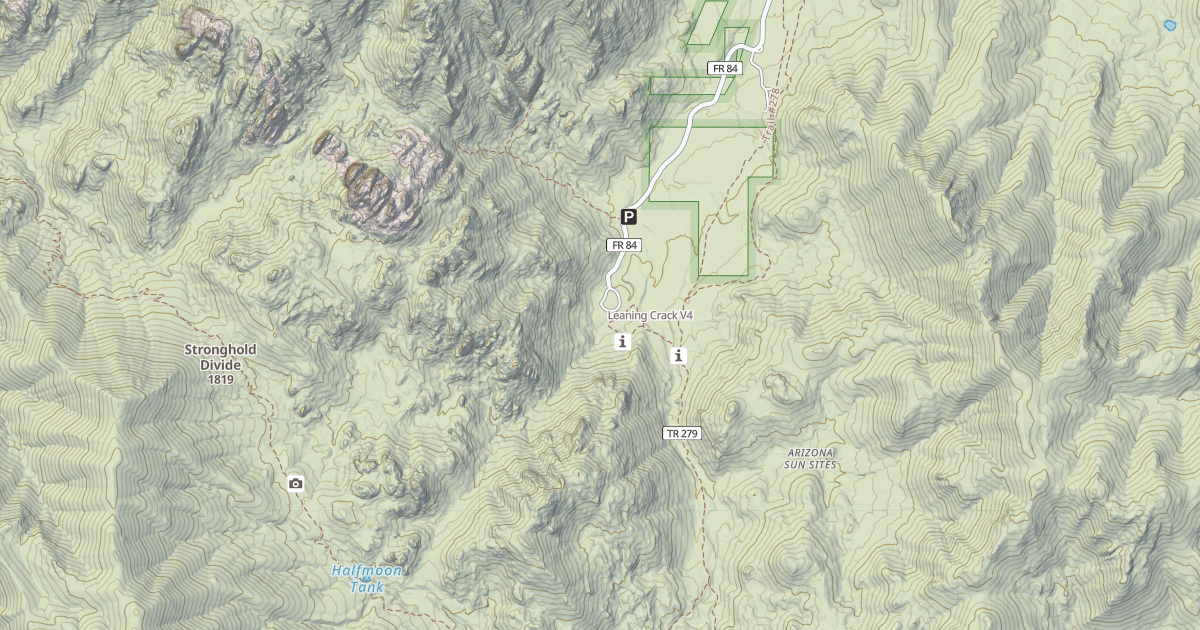 Map preview of Leaning Crack