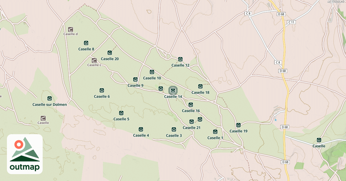 Map of Caselle 14