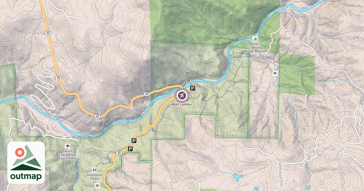 Map of Bolt Ladder