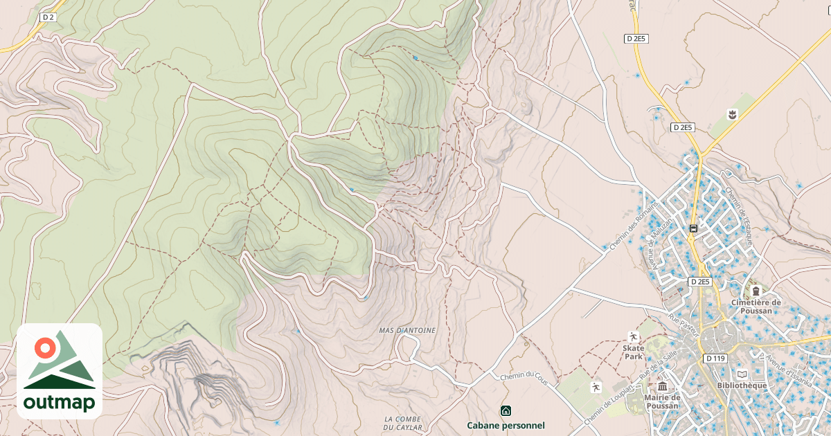 Map of Capitelle de la villa Myrtha