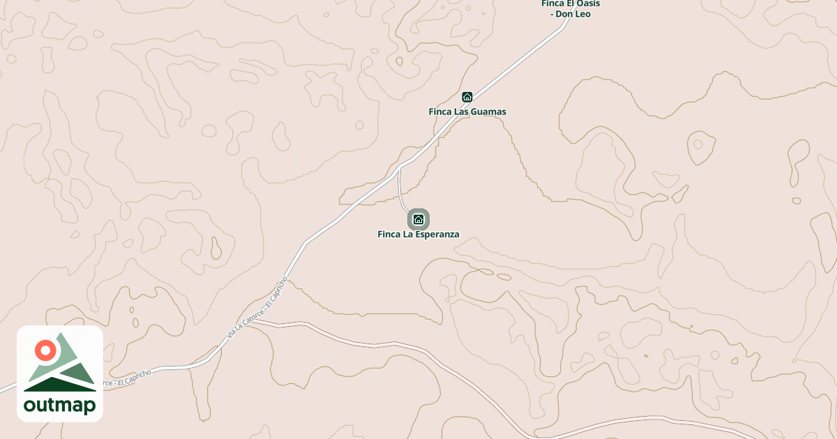 Map of Finca La Esperanza