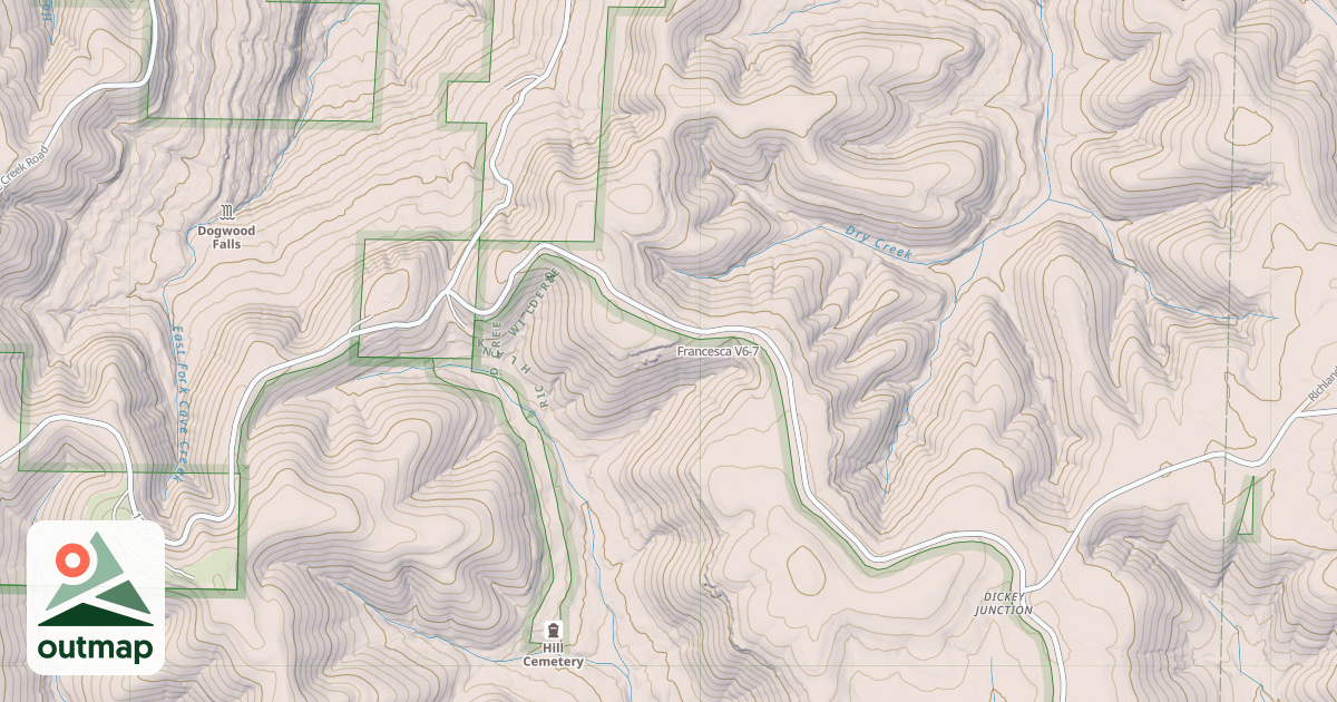 Map of Francesca