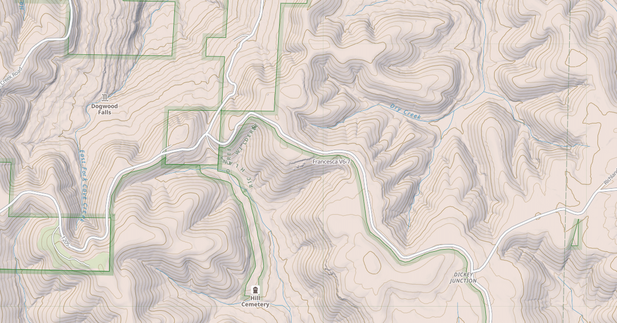 Map preview of Francesca