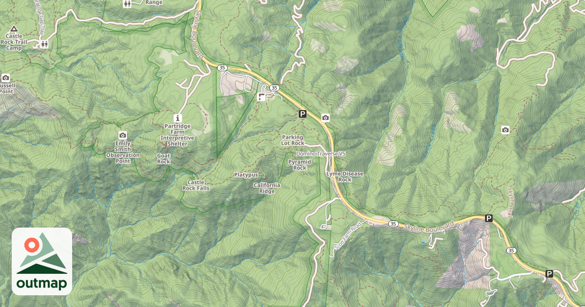 Map of Domino Traverse