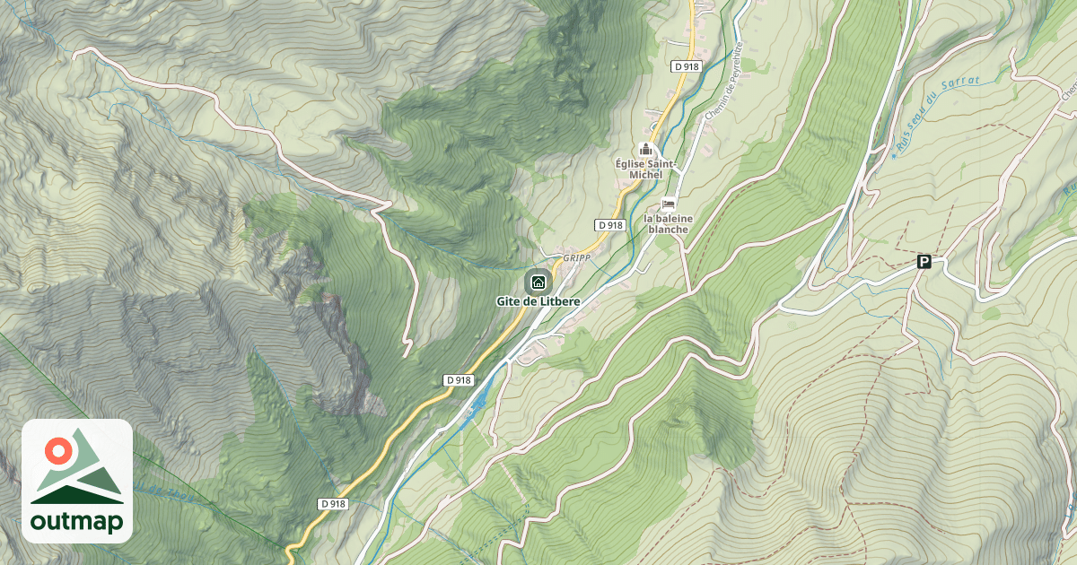 Map of Gite de Litbere