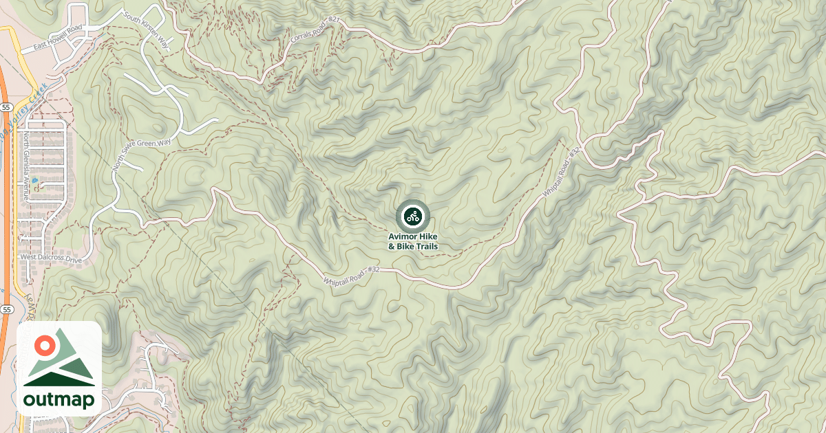 Map of Avimor Hike & Bike Trails