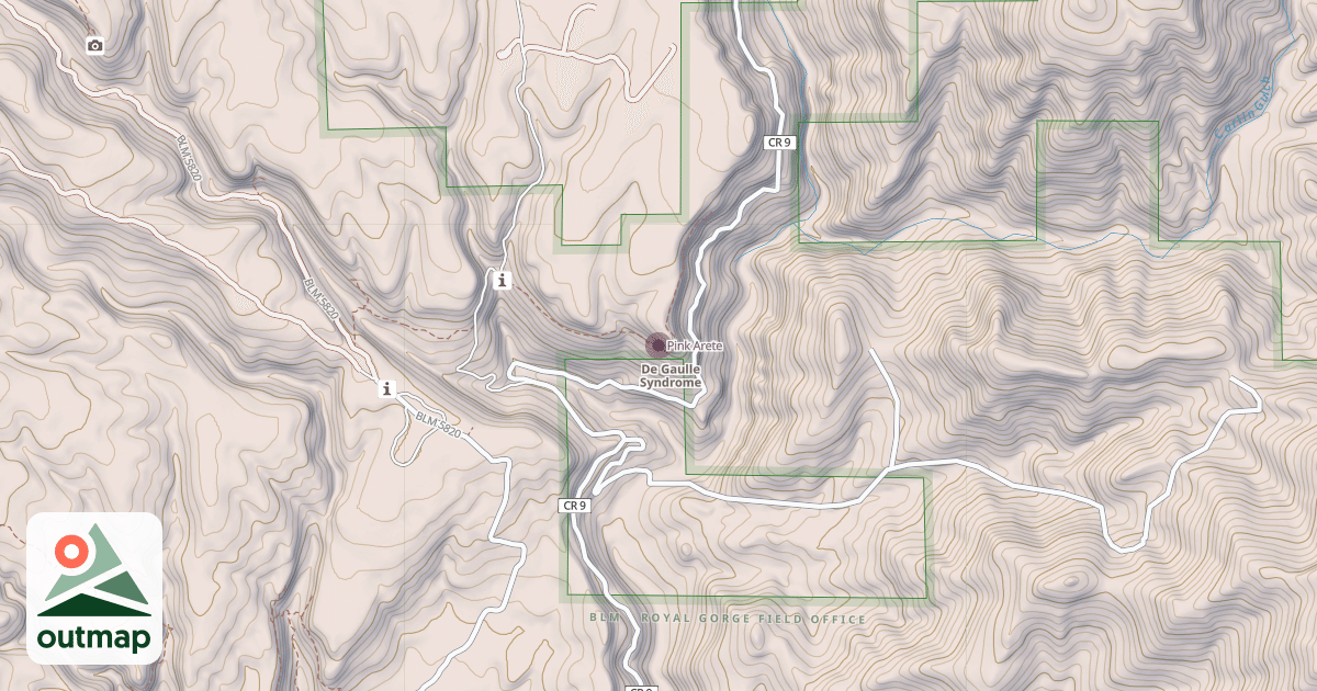 Map of Pink Arete