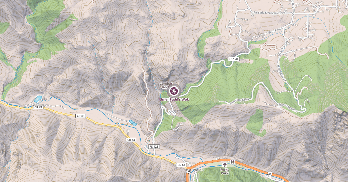 Map preview of Elmer Fudd's Wok