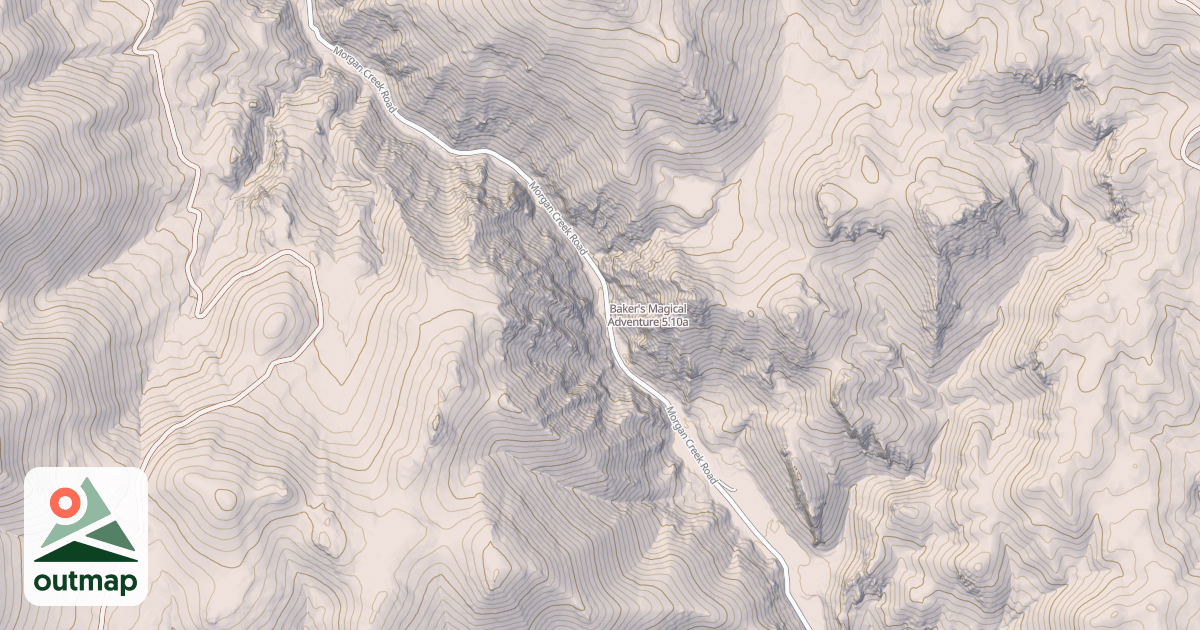 Map of Baker's Magical Adventure