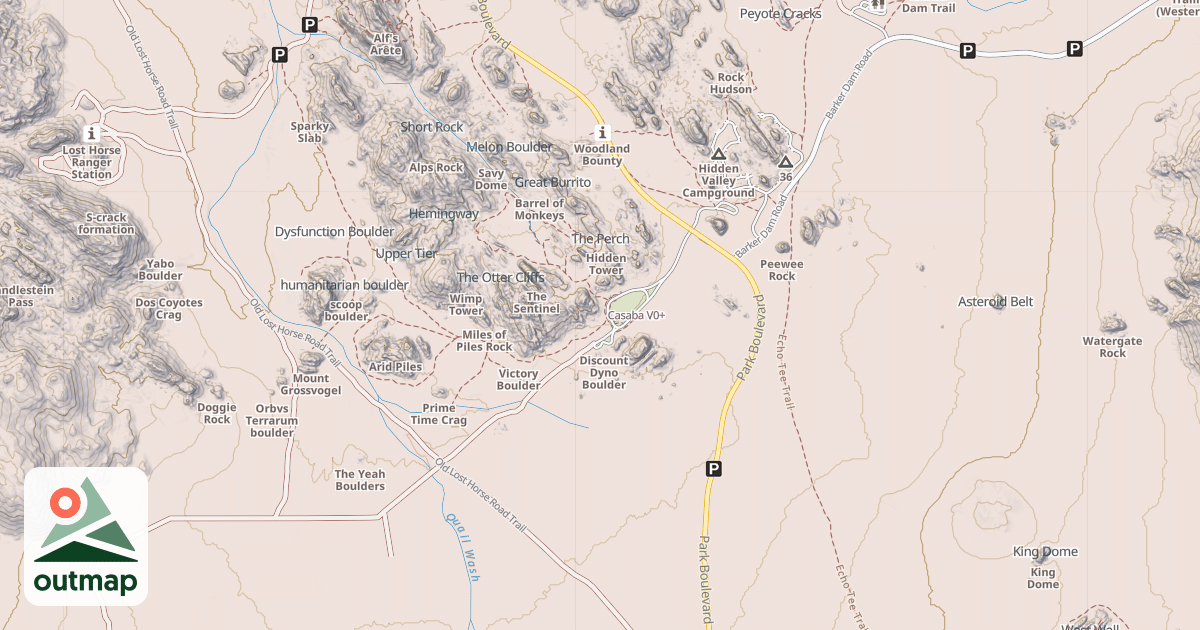 Map of Casaba