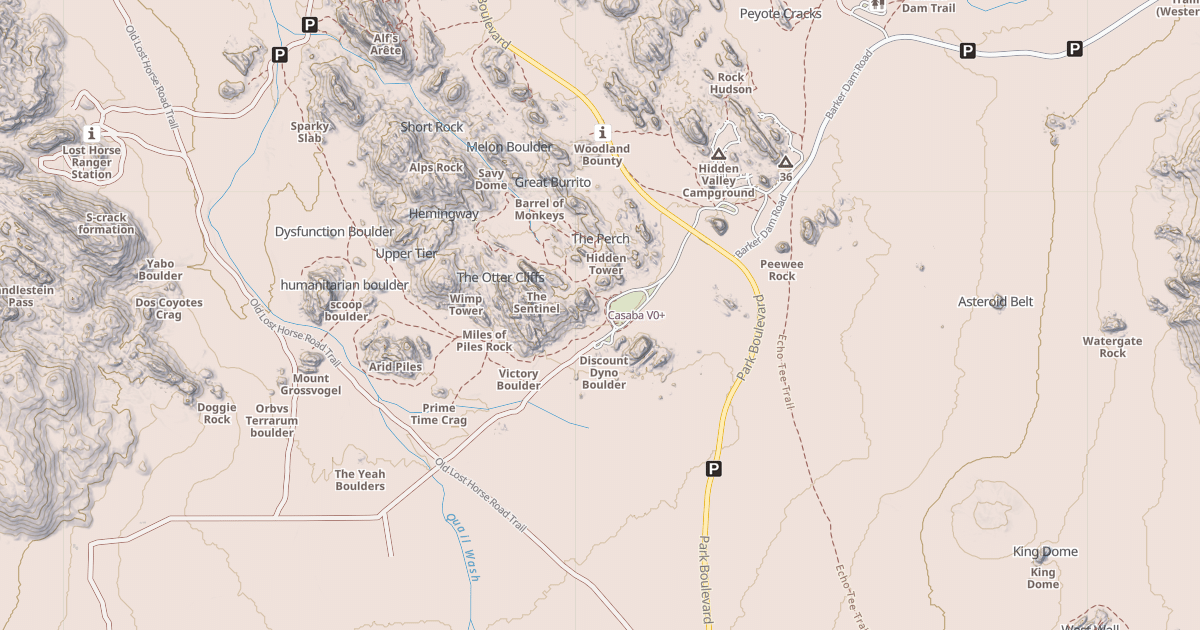 Map preview of Casaba