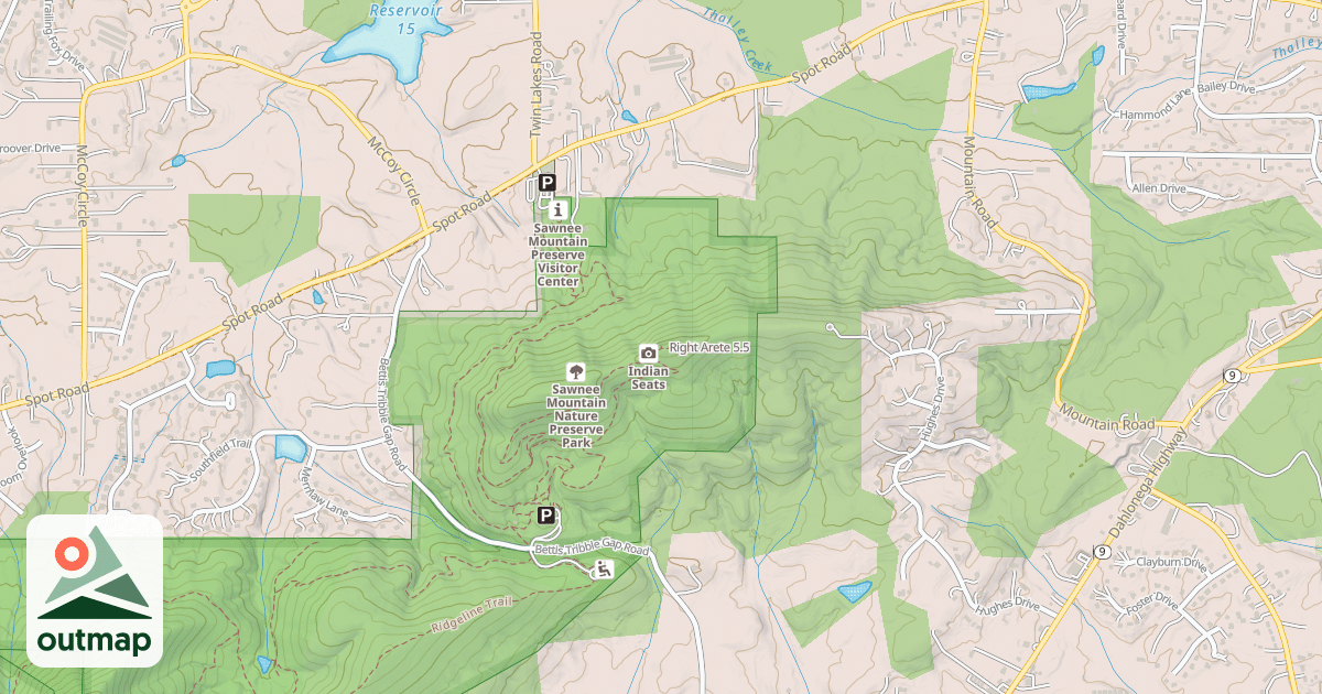 Map of Right Arete