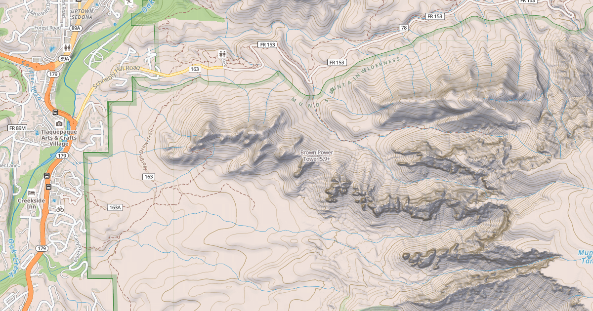 Map preview of Brown Power Tower