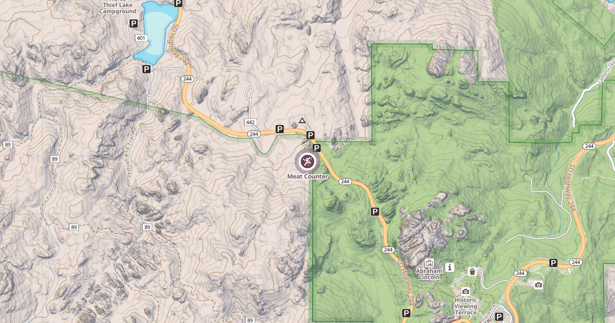Map preview of Meat Counter