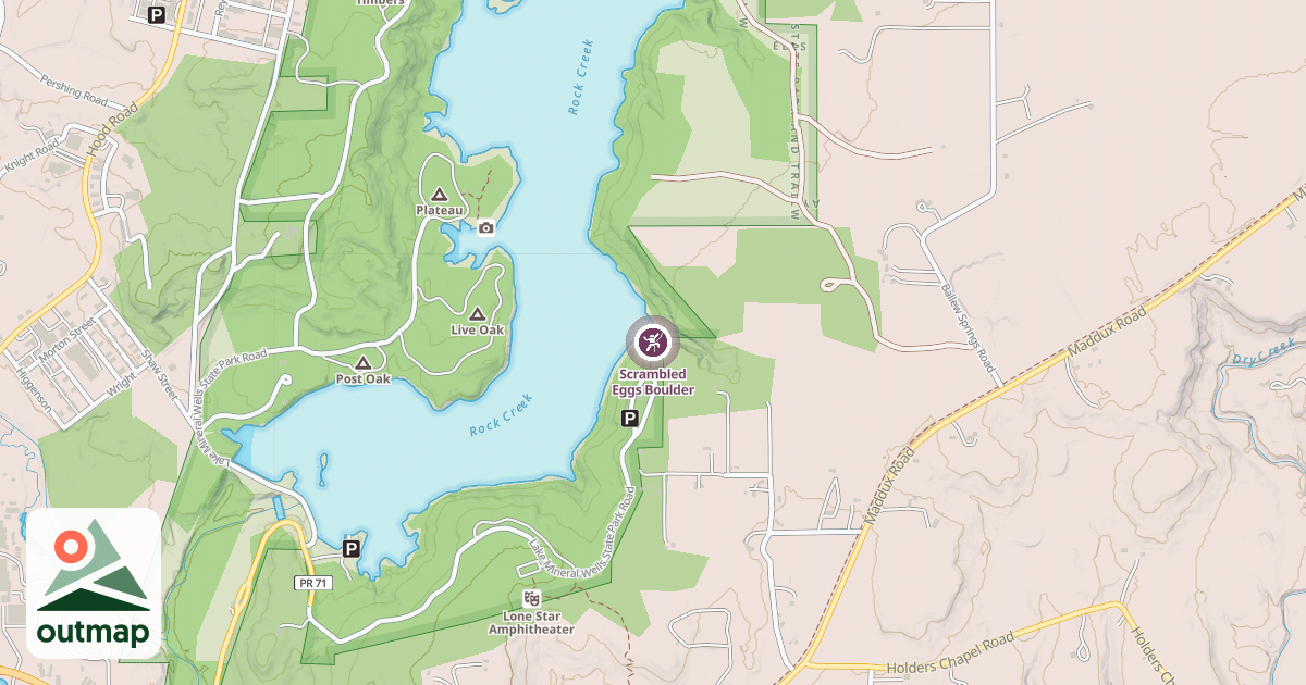 Map of Scrambled Eggs Boulder