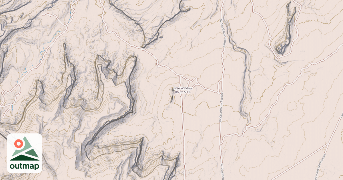 Map of Free Window Route