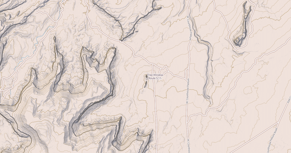 Map preview of Free Window Route