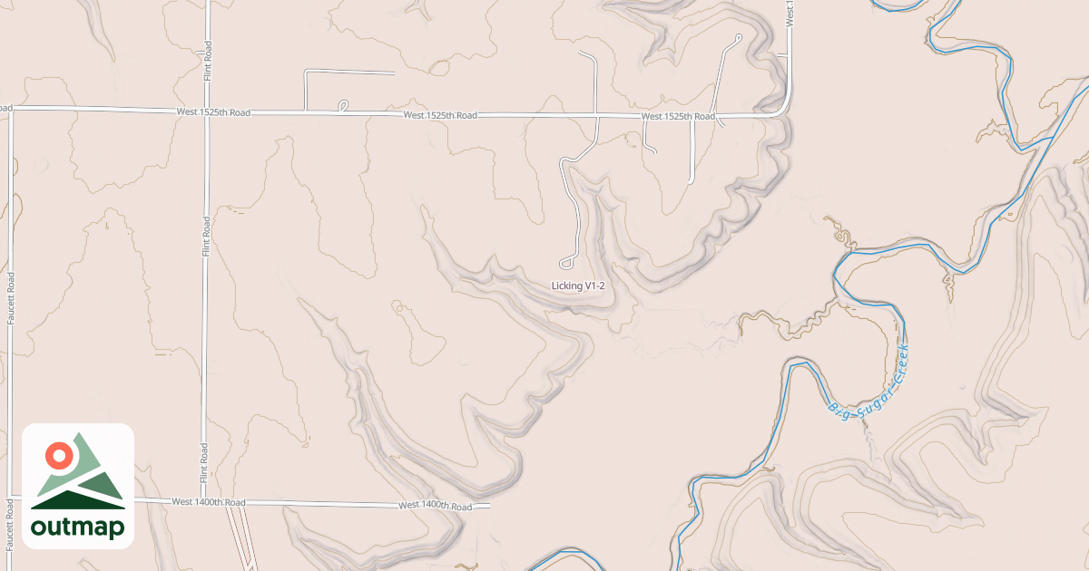 Map of Licking