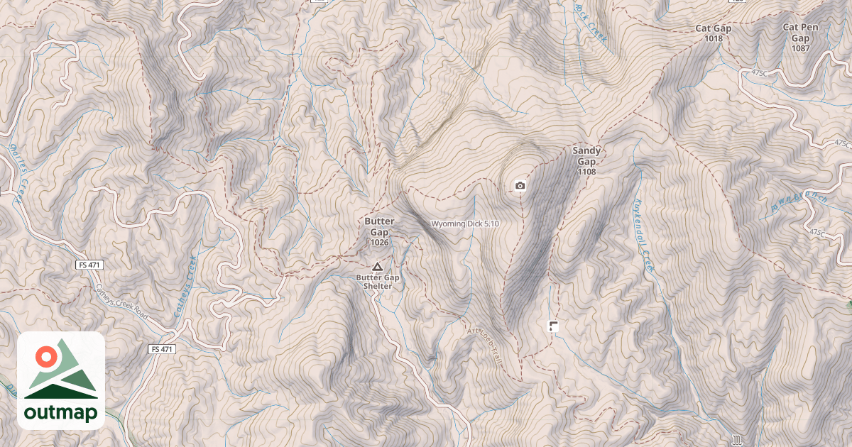 Map of Wyoming Dick
