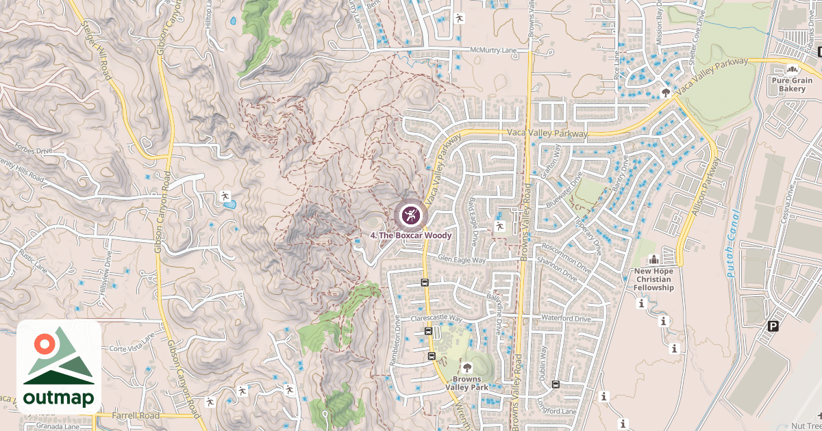 Map of 4. The Boxcar Woody