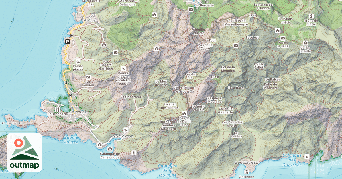 Map of Dièdre Oblique De Gauche