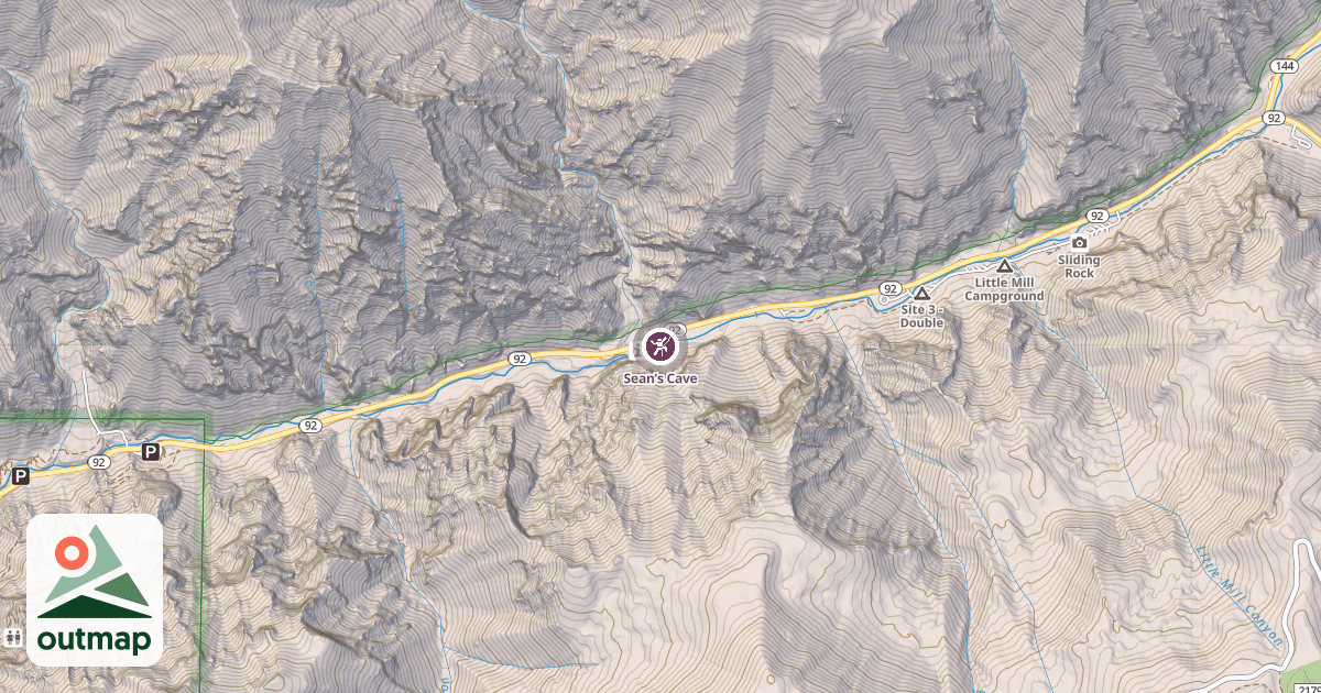 Map of Sean’s Cave