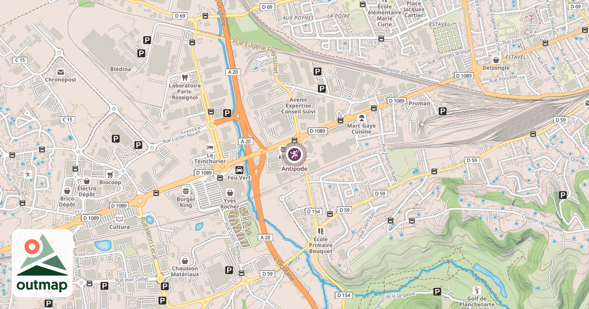 Map of Antipode