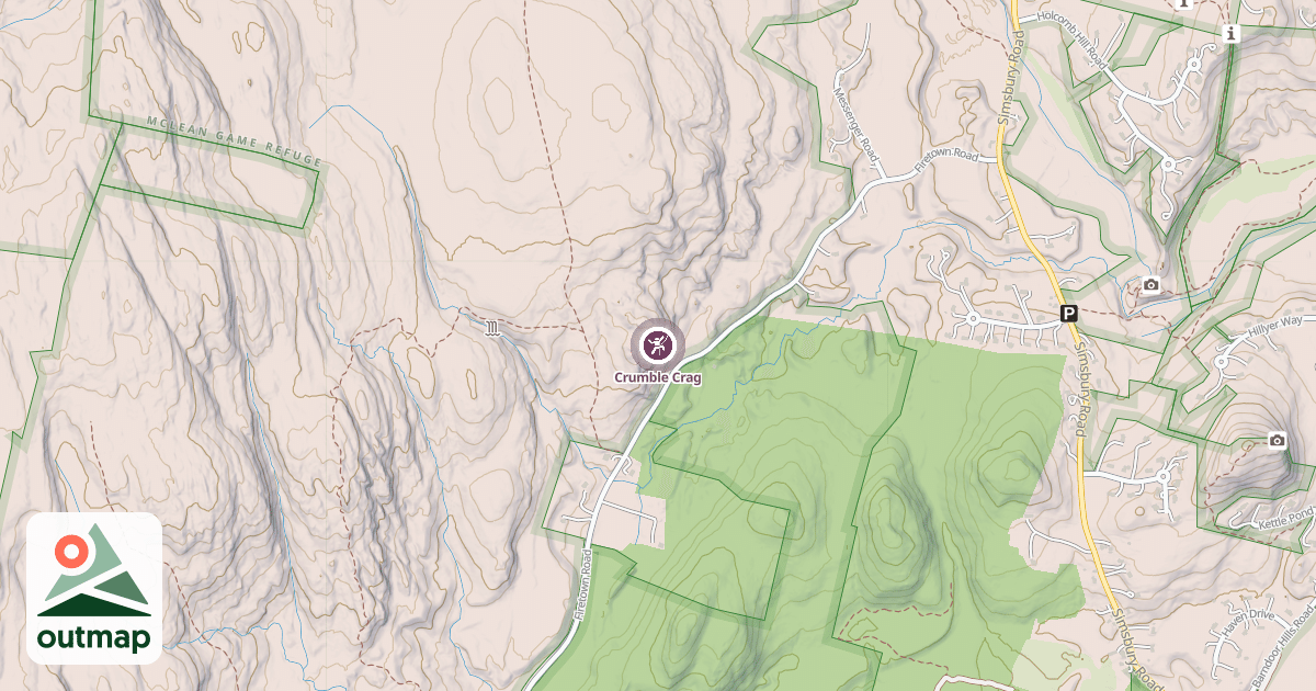 Map of Crumble Crag