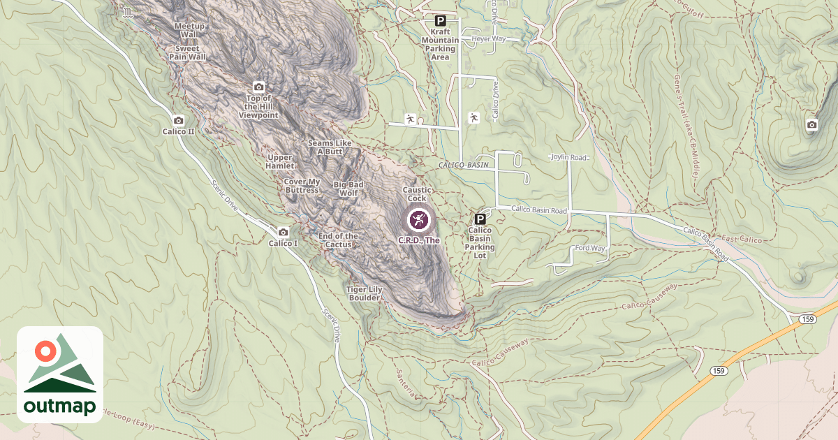Map of C.R.D., The