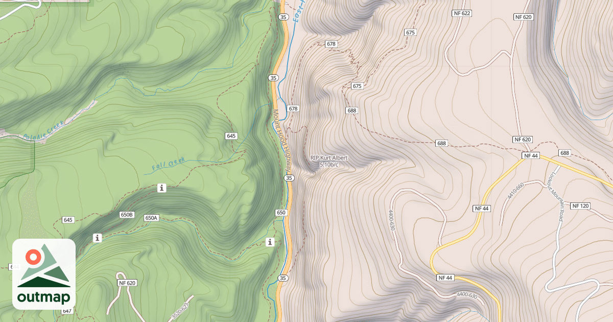 Map of RIP Kurt Albert