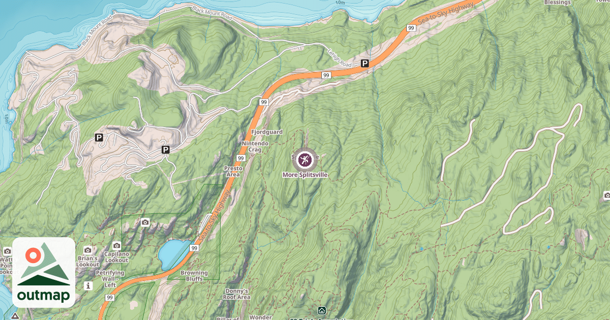 Map of More Splitsville