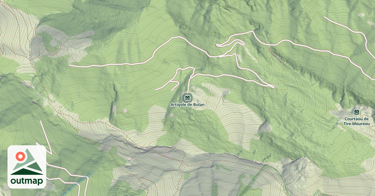 Map of Artigole de Bulan