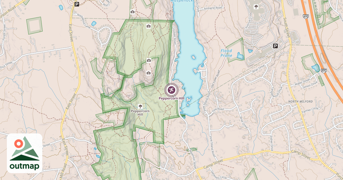 Map of Peppercorn Hill