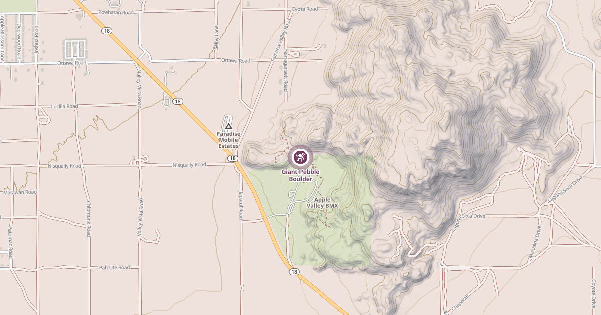 Map preview of Giant Pebble Boulder