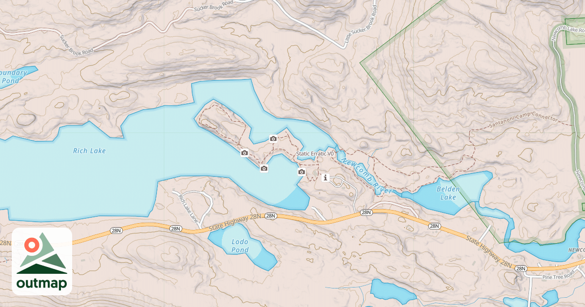 Map of Static Erratic