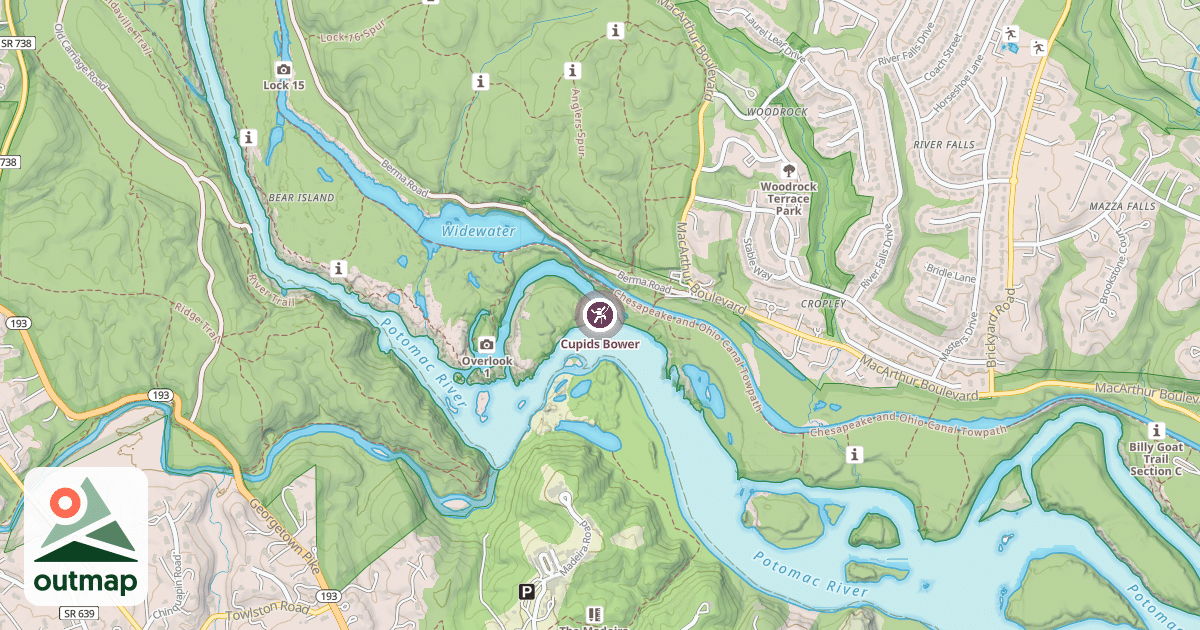 Map of Cupids Bower
