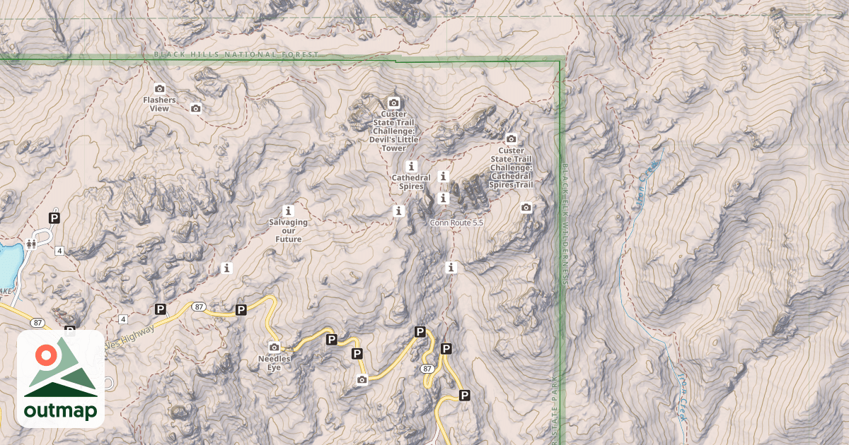 Map of Conn Route