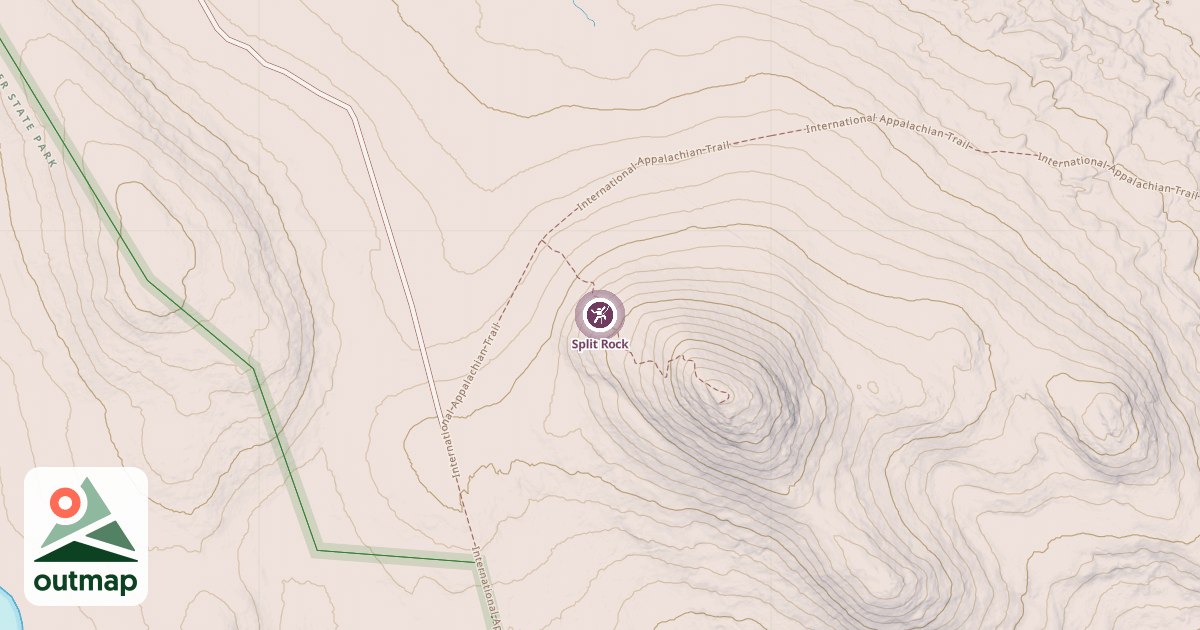 Map of Split Rock