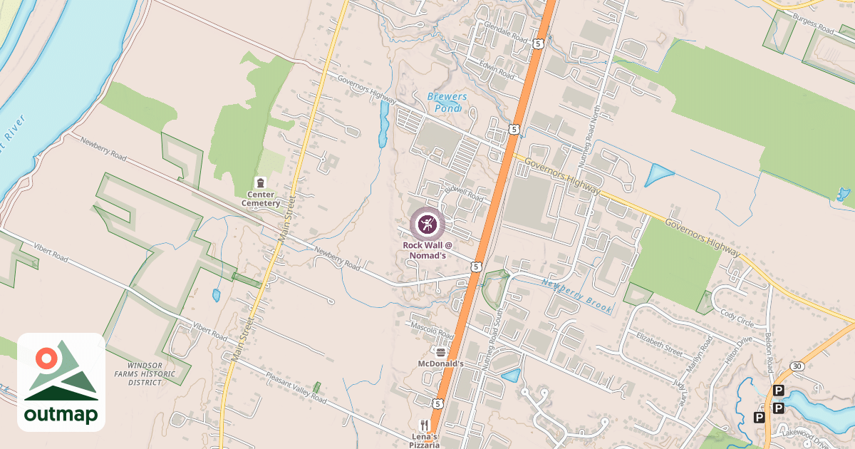 Map of Rock Wall @ Nomad's
