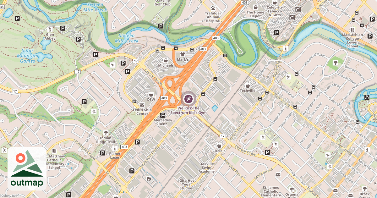 Map of We Rick The Spectrum Kid's Gym