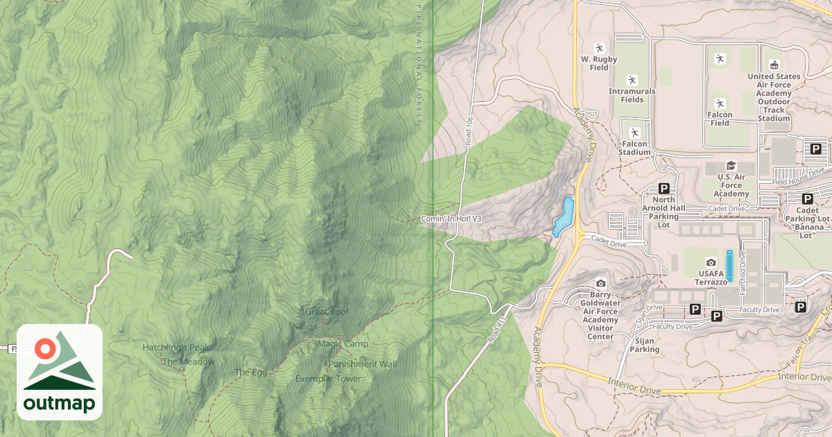 Map of Comin' In Hot!
