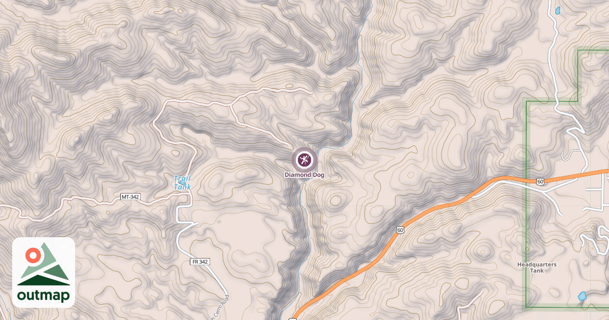 Map of Diamond Dog