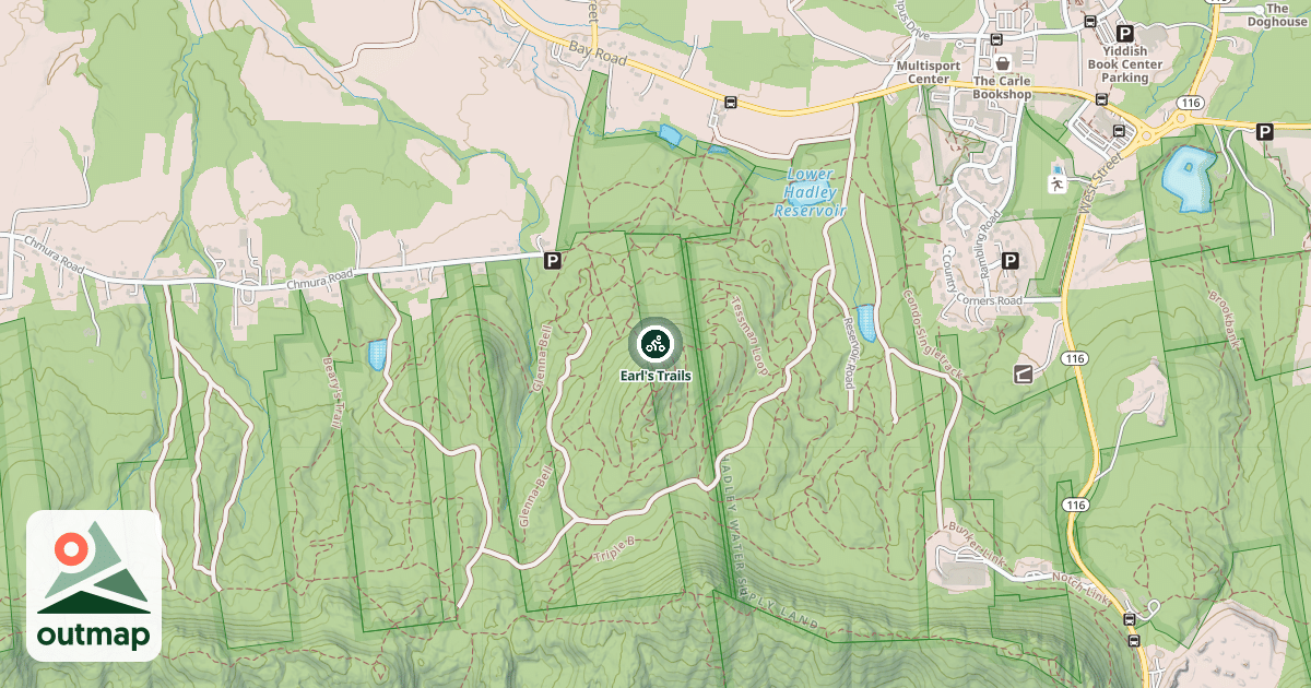 Map of Earl's Trails