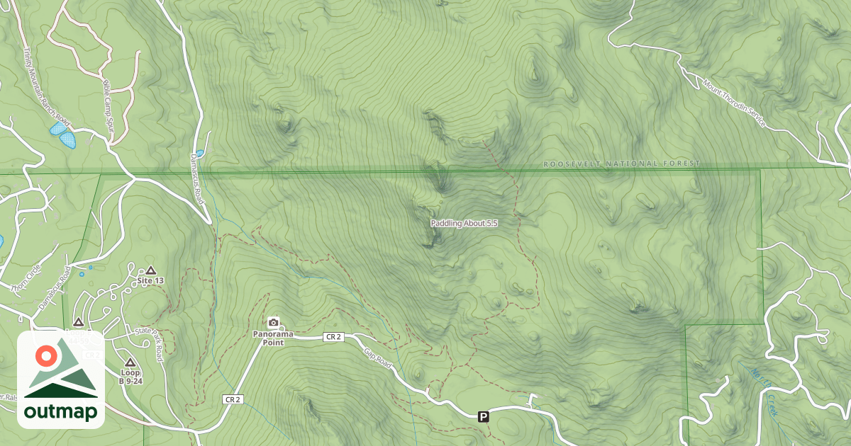 Map of Paddling About