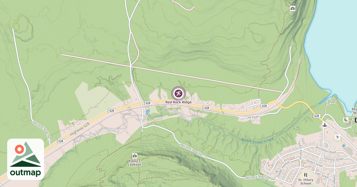 Map of Red Rock Ridge