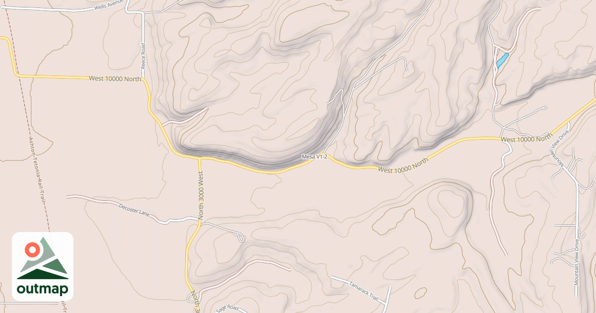 Map of Mesa