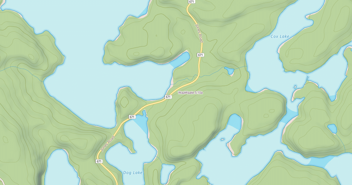 Map preview of WaaWaate